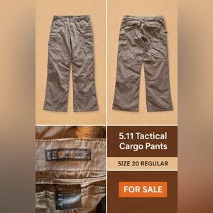 5.11 Tactical Women's Tan Cargo Pants